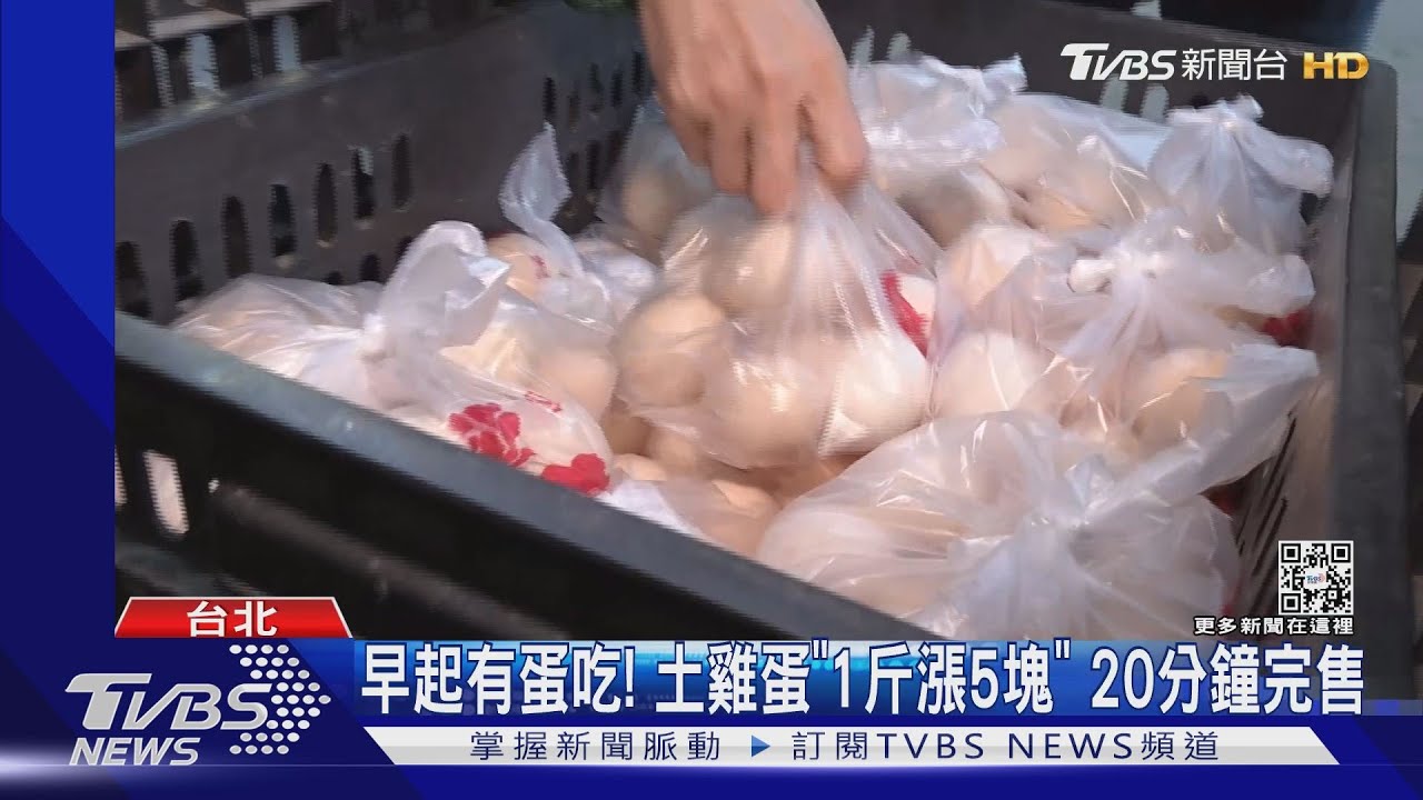 漲幅5.8%!蛋批發價55元/台斤 每顆多0.3元