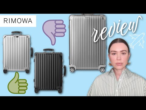 REVISÃO DE BAGAGEM RIMOWA (2023): CABINE CLASSIC em Prata Vs. Preto + Malas ORIGINAL CHECK-IN L