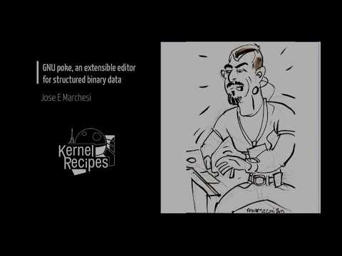 Kernel Recipes 2019 - GNU poke, an extensible editor for structured binary data