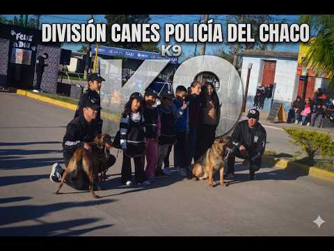 Division k9 de la Policia del Chaco en la Verde 2026