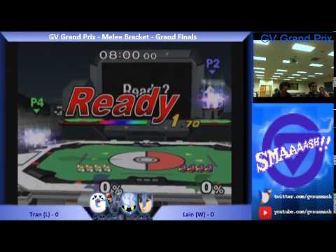 GVGP - Tran (Fox) Vs. Lain (Falco/Marth) SSBM Grand Finals