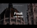 Lana Del Rey Freak Lyrics English Spanish Letra Inglés Español