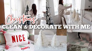 CLEAN & DECORATE WITH ME FOR CHRISTMAS 2023 // CHRISTMAS DECORATING IDEAS