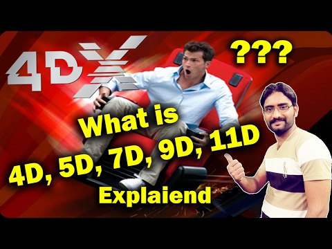 What is 4D, 5D, 7D, 9D, 11D || Cinema 4dX Explained || You Know About 4Dx ? Video