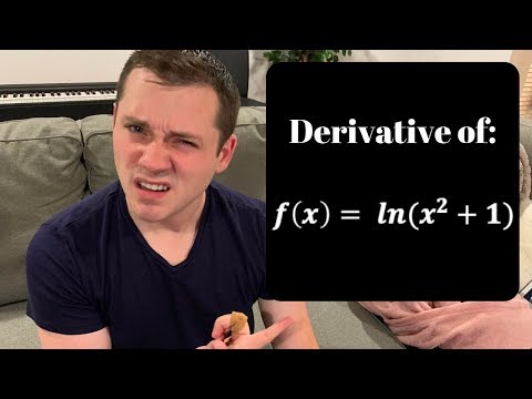 Derivative of ln(x^2 + 1)