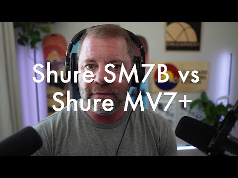Shure SM7B vs Shure MV7+ Microphone Test