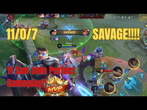 The Perfect YSS Gameplay! SAVAGE AND MANIAC with NO DEATH!! (Mobile Legends Bang Bang Core Gameplay)
