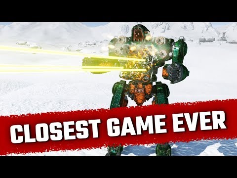 Closest Game ever! Piranha Cipher - Mechwarrior Online Live Stream Highlight