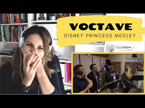 REACTING TO Voctave "Disney Princess Medley"