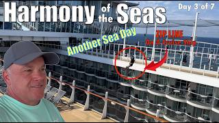 Harmony of the Seas! Another Incredible Sea Day. Day 3 of 7. Shows, Sports and Much More. 4K Video