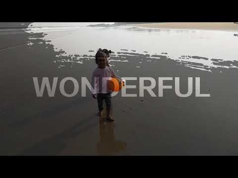 krishika funny at beach