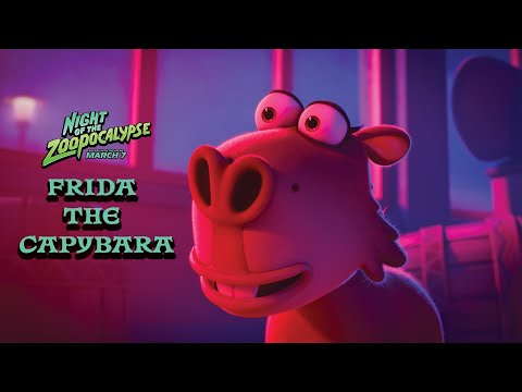 Frida the Capybara Vibes to the Viral Capybara Song