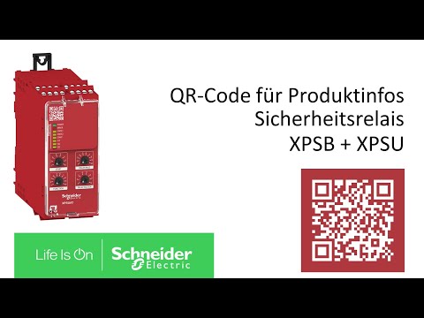 Video - Per QR-Code zu Daten der Sicherheitsrelais XPS