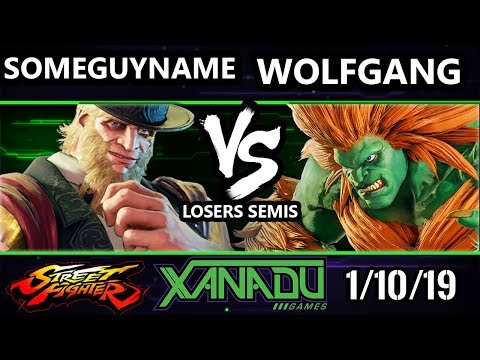 F@X 284 SFV - someguyname (G) Vs. Wolfgang (Blanka) Street Fighter V Losers Semis