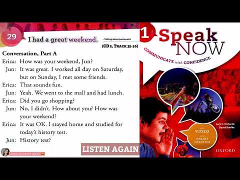 Speak Now 1, Unit 29 (CD 2, Track 35 & 36)