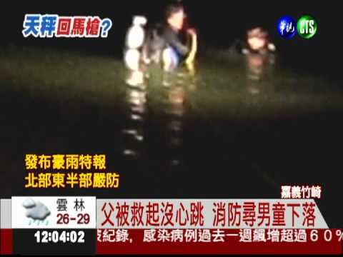 颱風前巡漁塭 父子連車墜落溺斃