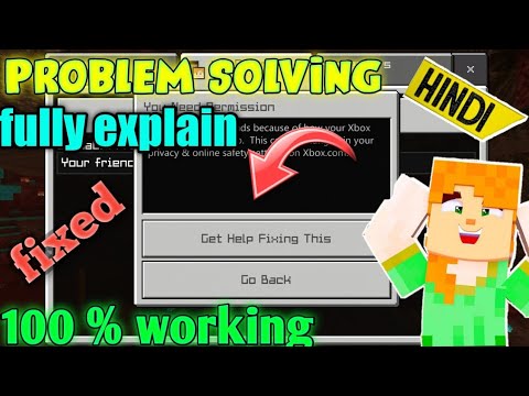 minecraft get help fixing this mobile in hindi | how to fix microsoft account in minecraft