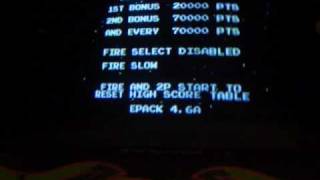Galaga Easter Egg Trick