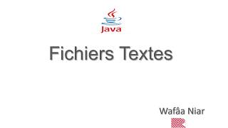 Fichier Texte en Java