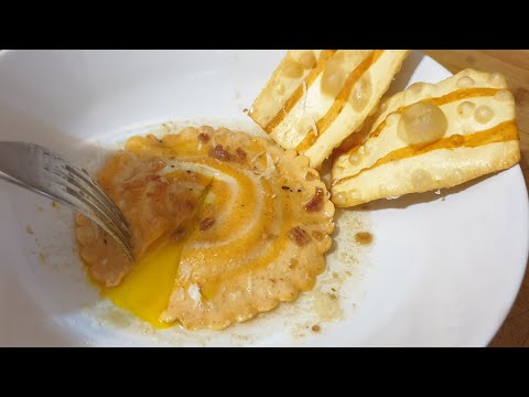 Ravioli con ripieno di carbonara tutorial completo