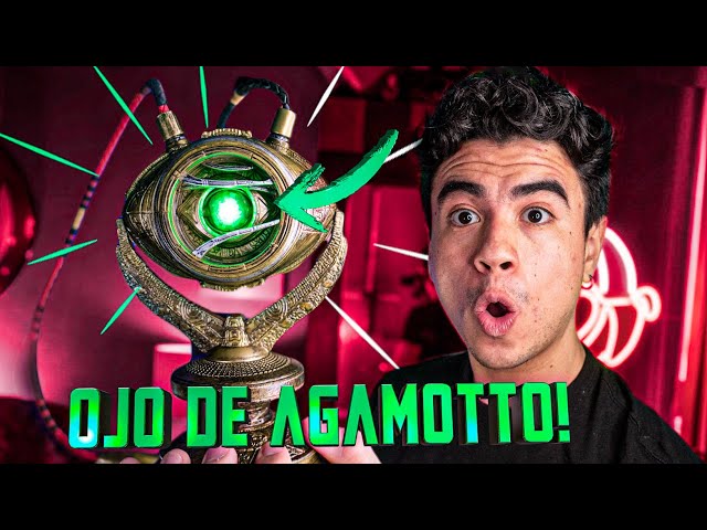 Vídeo relacionado con Doctor Strange Eye of Agamotto Collar, Doctor Strange ojo de Agamotto Calado Color Verde Diseño de Grabado, Dr Strange Ring