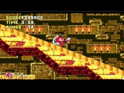Let's Play Sonic 3 & Knuckles (Knuckles Run) Pt. 34: Sandopolis Zone
