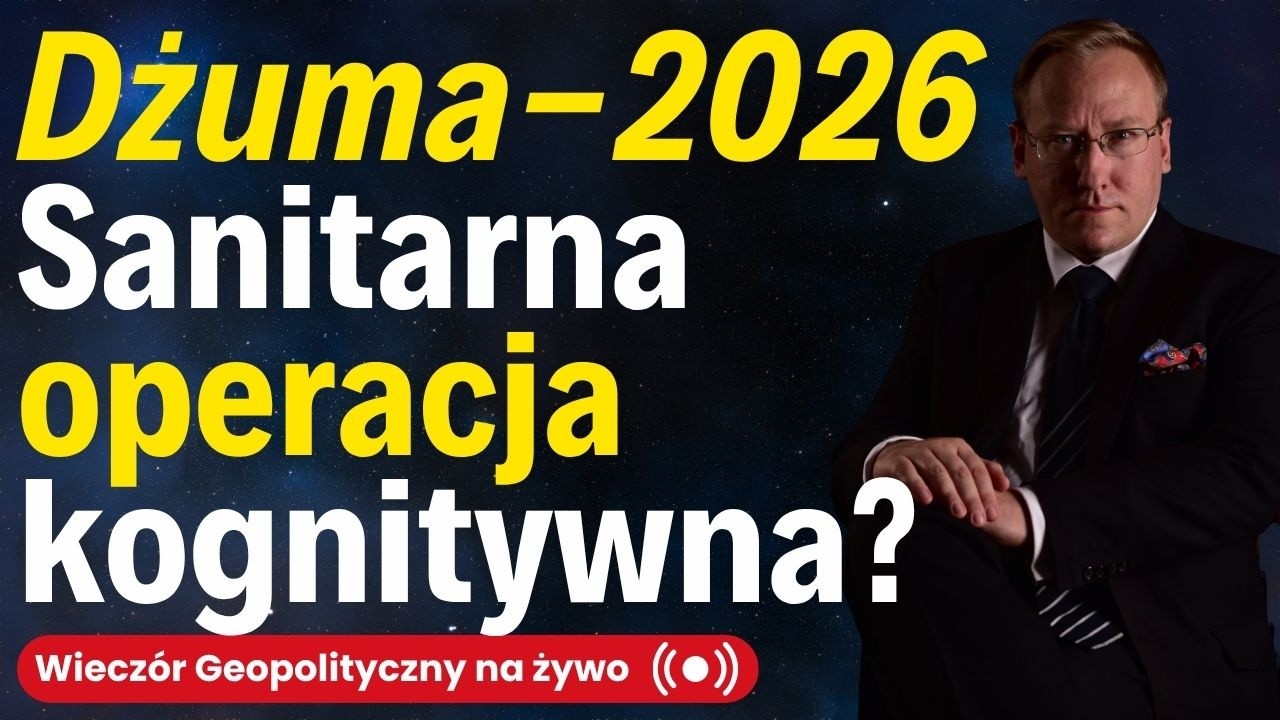 NA ŻYWO: "Dżuma-2026" - sanitarna operacja kognitywna?