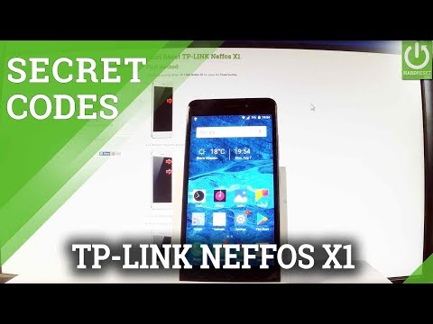 Codes in TP-LINK Neffos X1 - Advanced Settings / Hidden Mode / Tricks