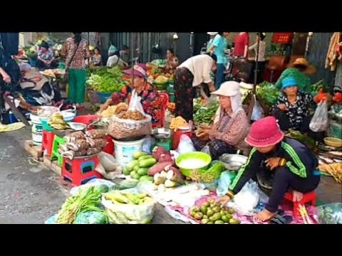 A Walk Around Boeung Proleut Market - Wet Market In Phnom Penh Part 3
