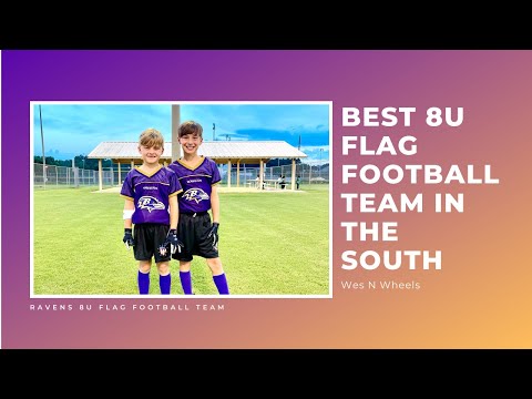 BEST 8U FLAG FOOTBALL TEAM IN THE SOUTH - RAVENS 8U