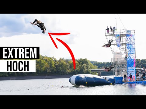 Die HÖCHSTE Plattform der WELT - EXTREME BLOBBING am Biggesee