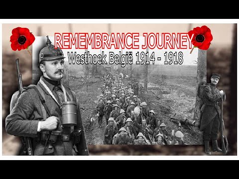 Remembrance Journey (1914-18) in de omgeving van Ieper.