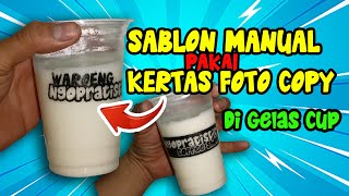 Download lagu Ide kreatif kertas foto copy❗Sablon Manual Gelas Cup Pakai Kertas Fotocopy Ternyata Sangat Gampang⁉ mp3 Download lagu Ide kreatif kertas foto copy❗Sablon Manual Gelas Cup Pakai Kertas Fotocopy Ternyata Sangat Gampang⁉ mp3
