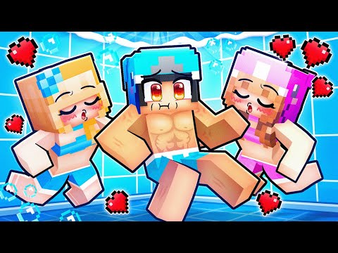 OMZ KISSES LILY AND CRYSTAL AT A POOL PARTY…