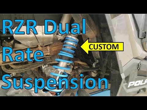 Polaris RZR Turbo: Budget dual rate suspension upgrade - RZR AID + EIBACH