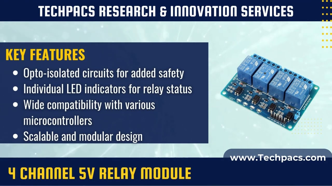 4 Channel 5V Relay Module Detailed Description,Applications and Technical Specifications