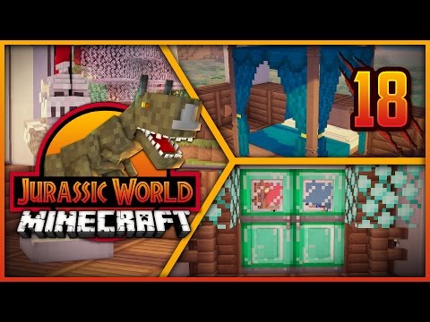 Minecraft Jurassic World - Episode 18 - NEW MODS & DECORATIONS!