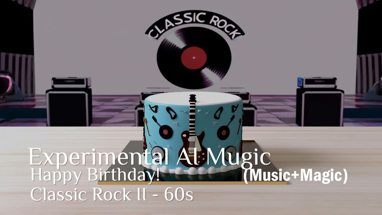 Happy Birthday! Classic Rock II | 60s #classicrock #classicrock60s #aimusic #happybirthdaysong