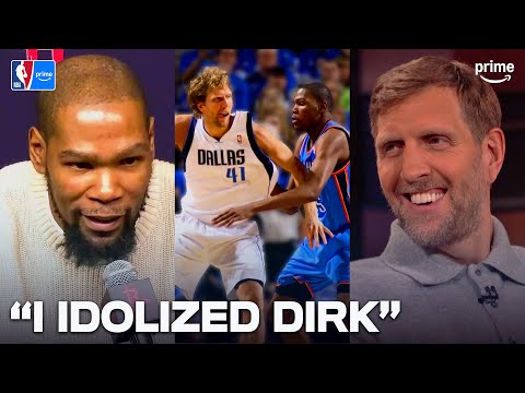 Dirk Reacts to Kevin Durant Passing Him on NBA Scoring List | NBA on Prime