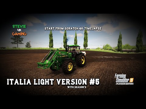 Sowing & Fertilizing Contracts/Selling Logs/Italia Light Version/#5/Seasons/FS19 4K Timelapse