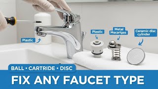 How to Fix a Leaky Faucet | Easy DIY Repair (All Faucet Types)