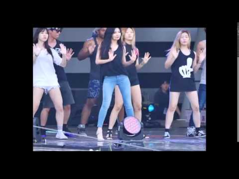Fancam 직캠140816 DMZ 평화콘서트 현아   빨개요 드라이 리허설