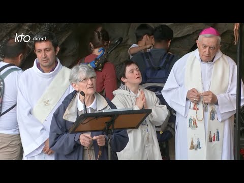 Chapelet du 18 juin 2023 à Lourdes