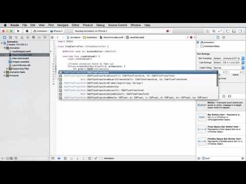 iOS Development with Swift Tutorial 27 - Core Animation