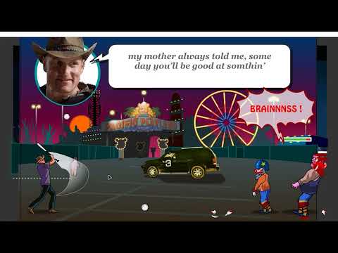 Flash game: Zombieland Nut or shut up | Full game walkthrough