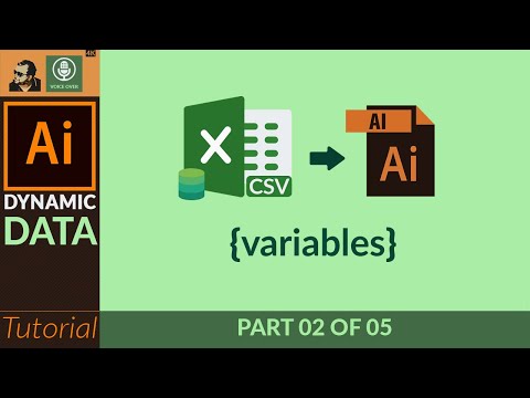 Microsoft Excel To Adobe Illustrator | Part 02 | Binding CSV Data string with Adobe illustrator