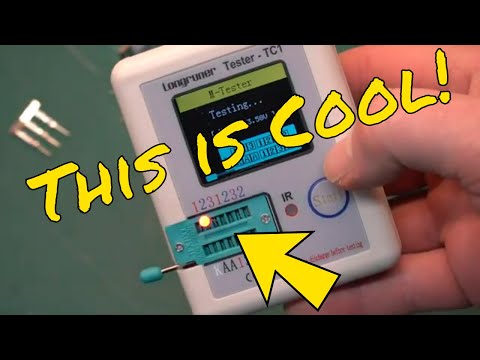 Обзор многофункционального тестера электронных компонентов Longrunner TC1, День новых инструментов, вторник