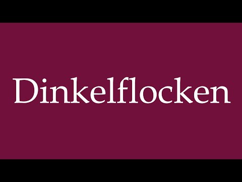 How to Pronounce ''Dinkelflocken'' (Spelled flakes) Correctly in German