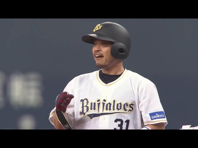 【1回裏】勝負強い男!! バファローズ・小谷野が三遊間を破るタイムリー!! 2017/4/11 Bs-M