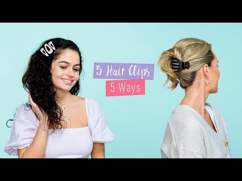 5 Hair Clips 5 Ways | Scunci